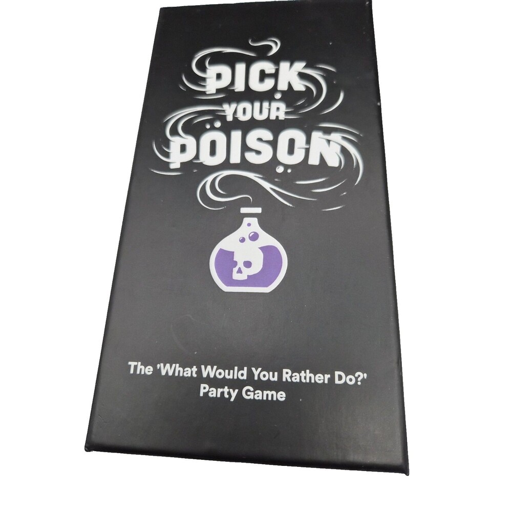 Pick Your Poison Card Game Family Friendly Party Board Game Player Ten 100%